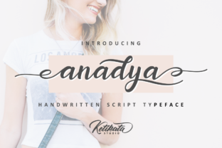 Anadya: Elegant Swashes, Timeless Appeal