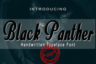 Black Panther: Elegant Handwritten Font
