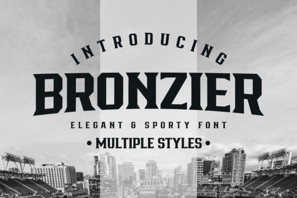Bronzier: A Bold, Sincere Serif Font