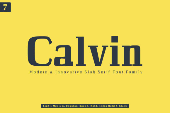 Calvin Slab: A Modern Slab Serif That Balances Seriousness and Playfulness