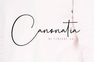 Canonatia: A Light Handwritten Font That Elevates Design