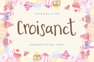 Croisanct: A Sweet Handwritten Font