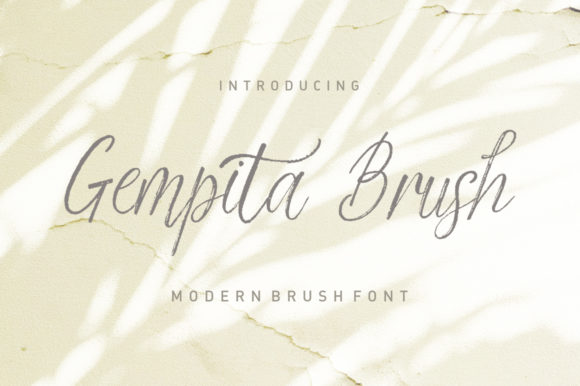 Gempita Brush: Where Handwritten Warmth Meets Digital Precision