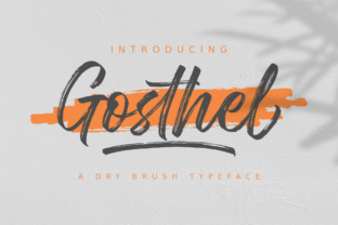 Gosthel: A Handwritten Script Font That Brings Authentic Warmth to Your Designs