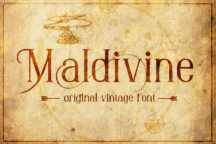 Maldivine: A Timeless Vintage Font
