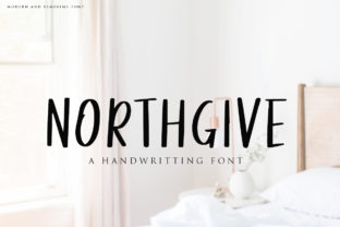 Northgive: A Cheerful Handmade Brush Font for Expressive Design