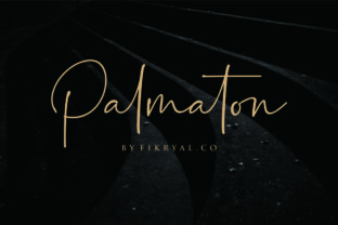 Palmaton: Sweet, Charming Handwritten Font