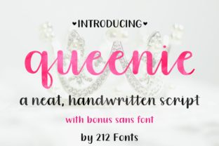 Queenie Font: Where Handwritten Charm Meets Modern Design Flexibility