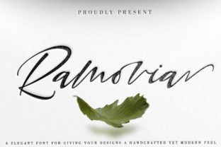 Ramovia: A Handcrafted Yet Modern Font for Thoughtful Design