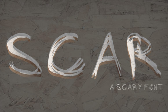 Scar: A Hand-Drawn Font That Commands Attention—Not Just for Halloween