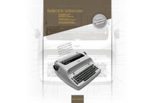 Selectric Advocate: The Retro Slab Serif Font That Brings Typewriter Charm to Modern Design